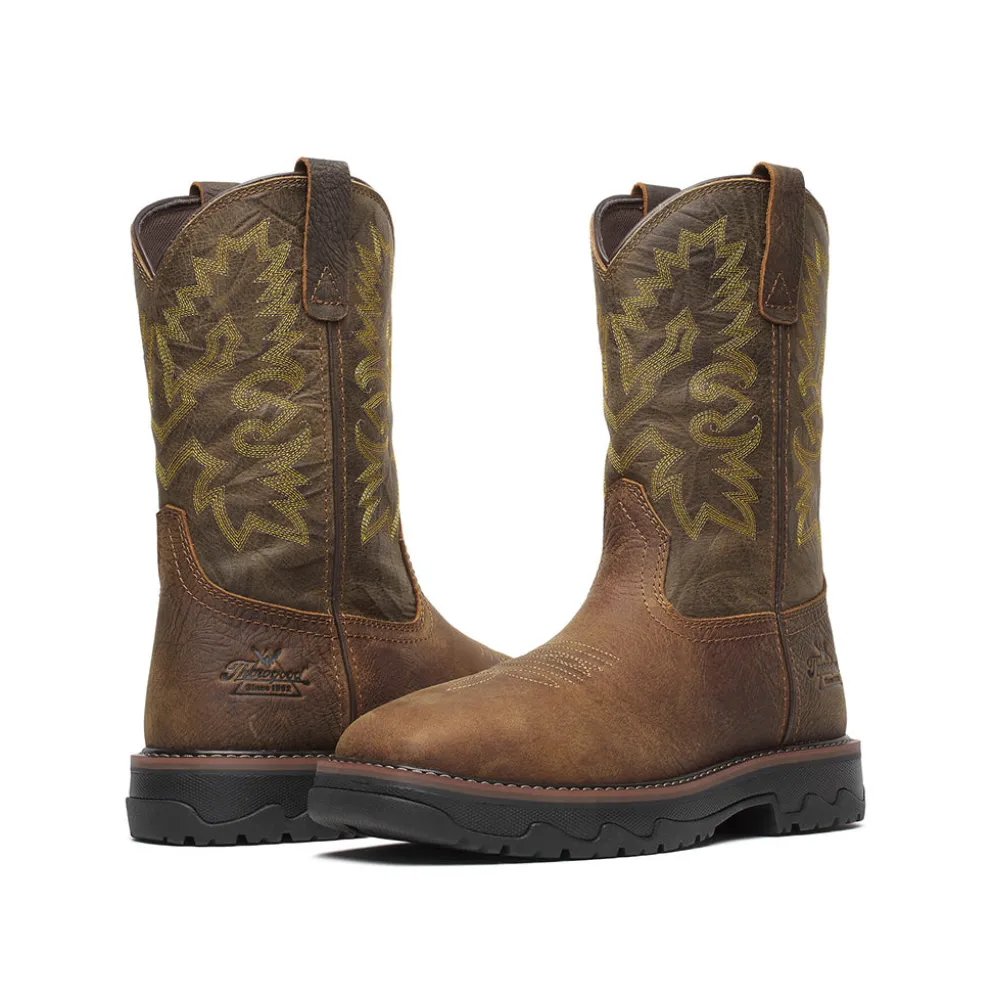 11" Buffalo Ridge Brown Sage Nano Square Toe Boot 804-4342