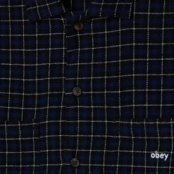 Adams Woven Shirt Academy Navy Multi