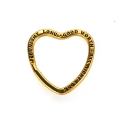 All Night Long Key Ring Gold