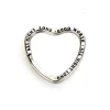 All Night Long Key Ring Silver
