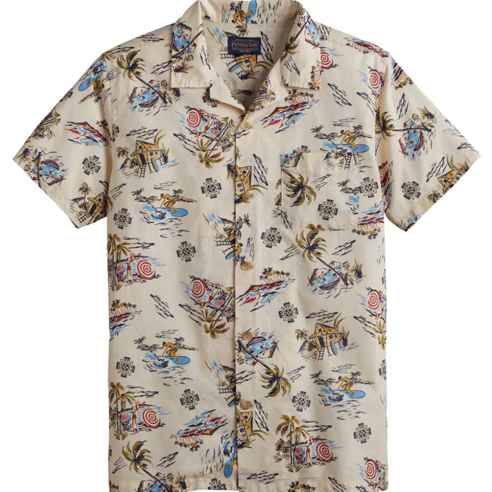 Aloha Shirt Sand Palms