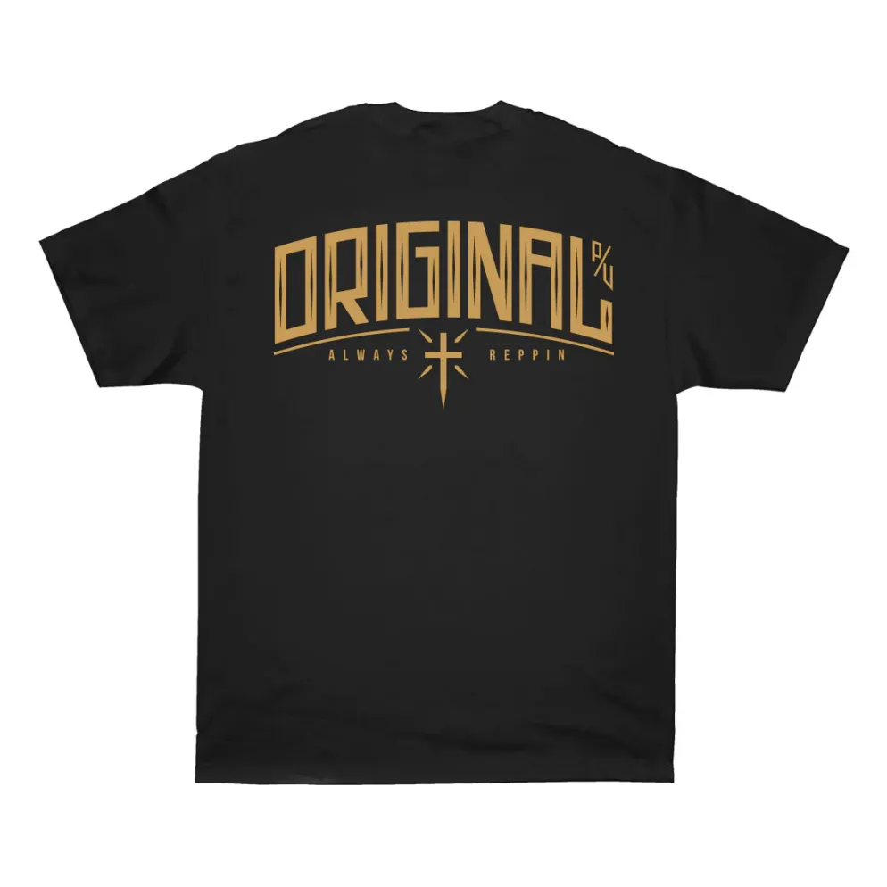 Always Reppin Tee Black
