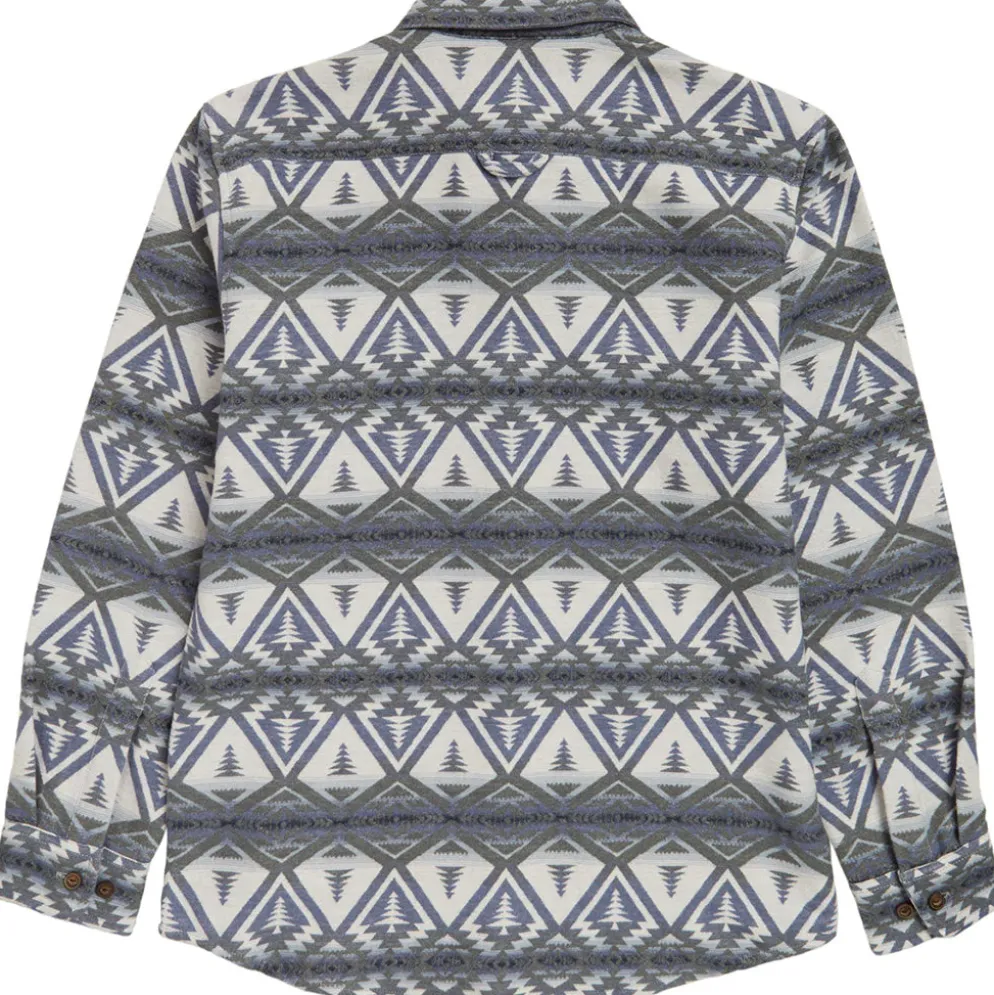 Beach Shack Shirt Cedar Bluff-Green/Blue