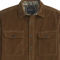 Belmont Corduroy Shirt Coffee