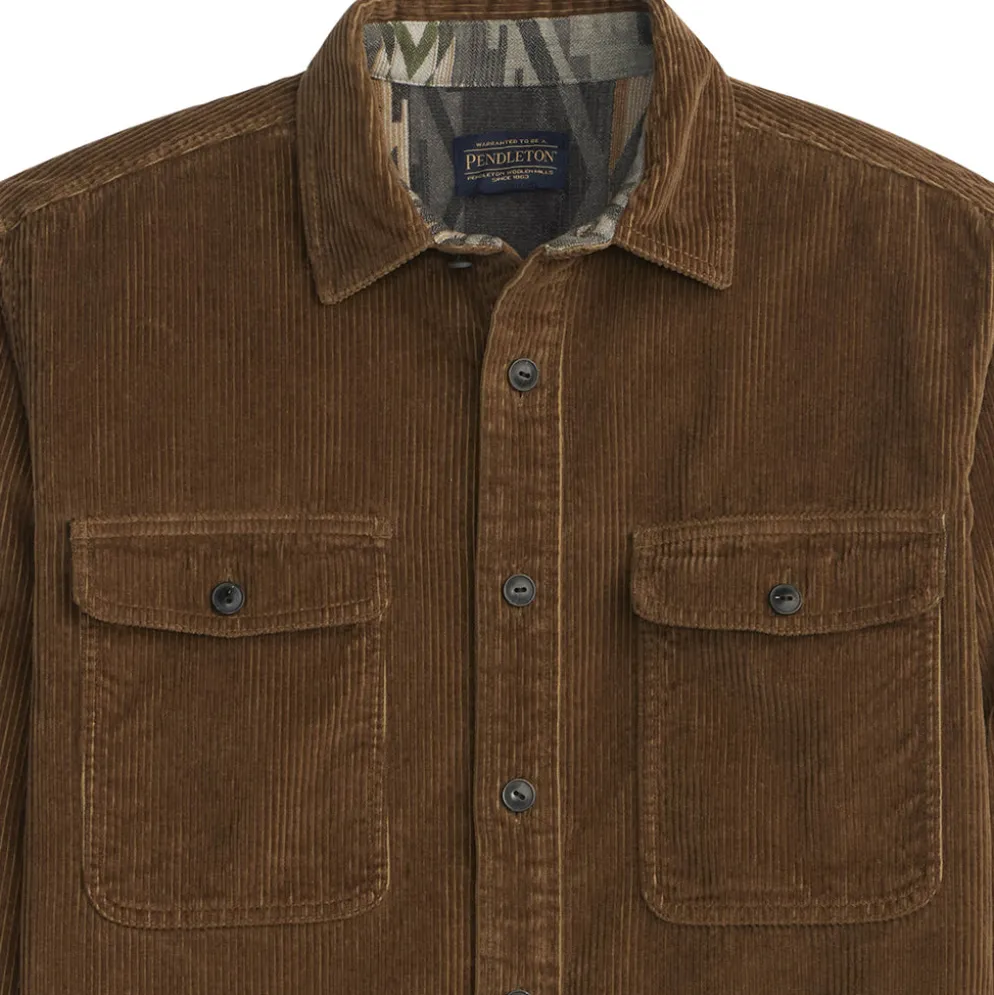 Belmont Corduroy Shirt Coffee