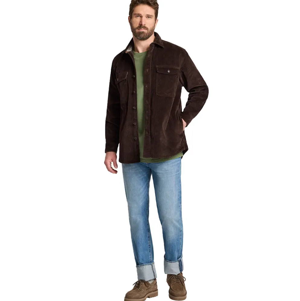Belmont Corduroy Shirt Dark Brown