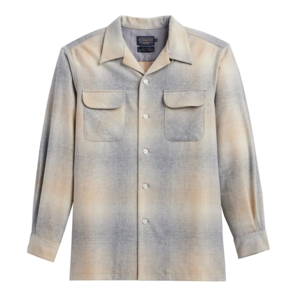 Big Boy Board Shirt Tan/Grey Mix Ombre