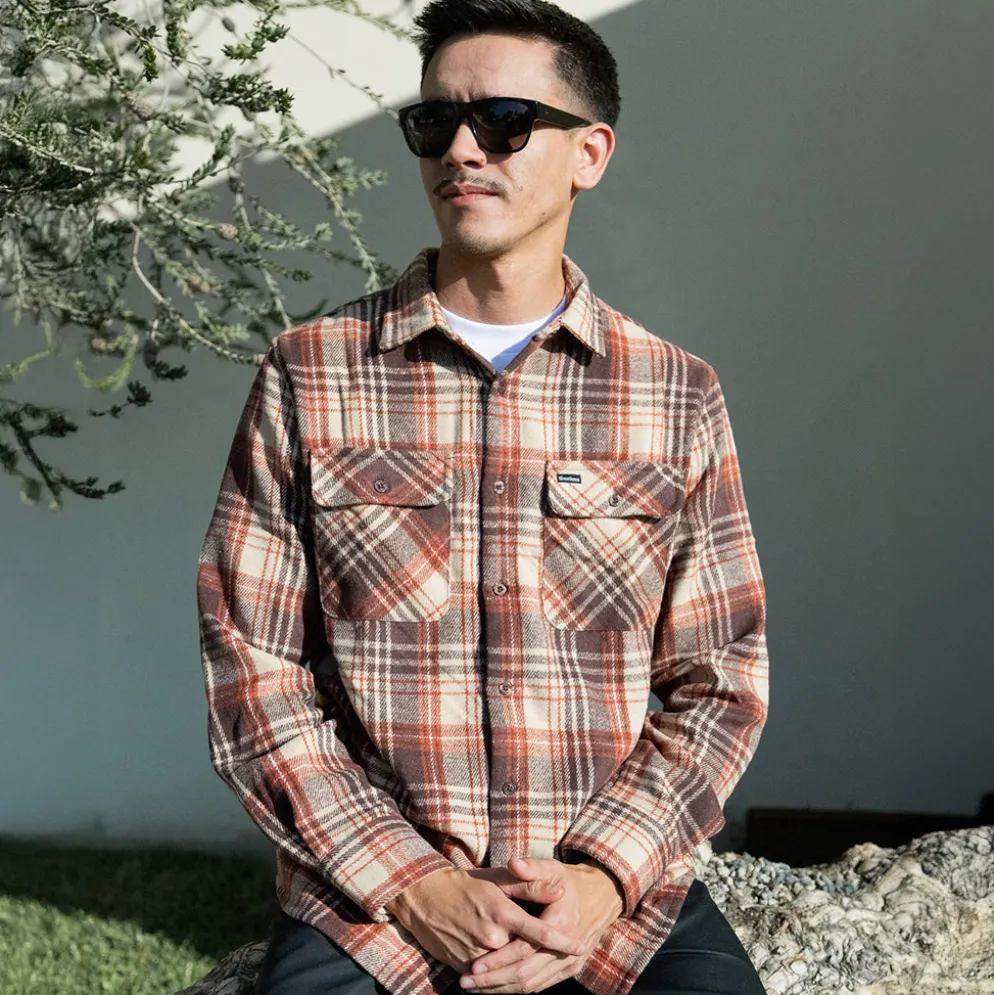 Birch Flannel Rust Plaid