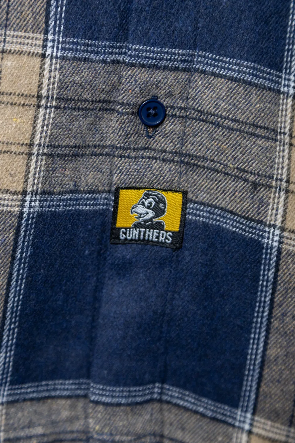Birch Street Flannel Charcoal Navy Black Plaid