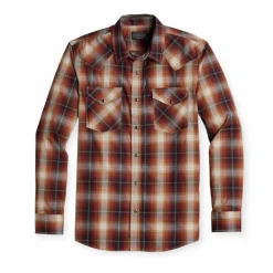Bishop L/S Copper/Gold Plaid 22'