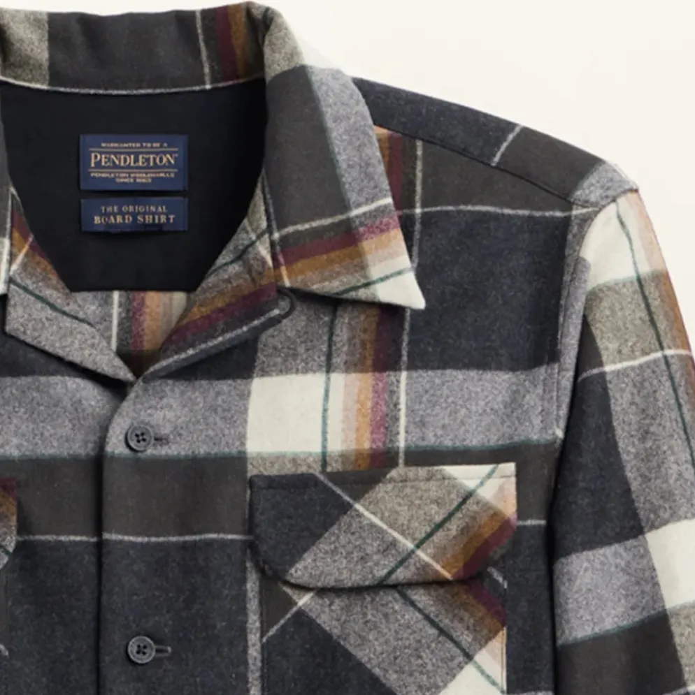 Board Shirt Black Multi Plaid