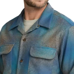 Board Shirt Blue Multi/Taupe Mix Ombre 25'