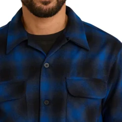 Board Shirt Blue/Black Plaid 24' Tall
