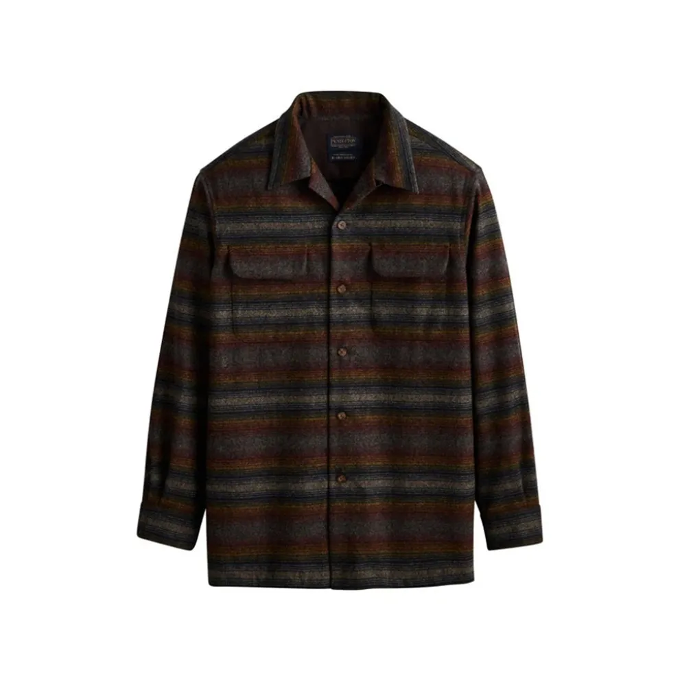 Board Shirt Brown Multi Ombre Stripe 24'