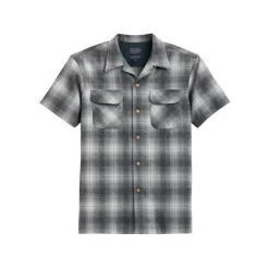 Board Shirt Short Sleeve Oxford Mix/Green Ombre