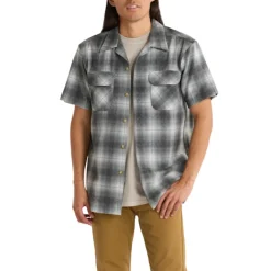 Board Shirt Short Sleeve Oxford Mix/Green Ombre