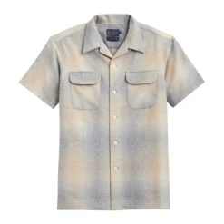 Board Shirt Short Sleeve Tan/Grey Mix Ombre
