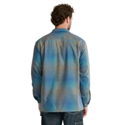 Board Shirt Tall Blue Multi/Taupe Mix Ombre 25'