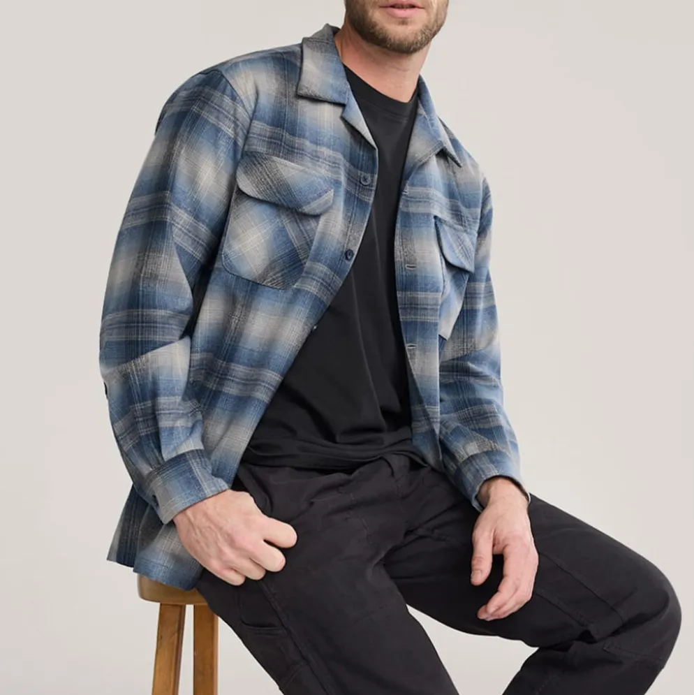 Board Shirt Tall Grey/Navy Ombre 25'