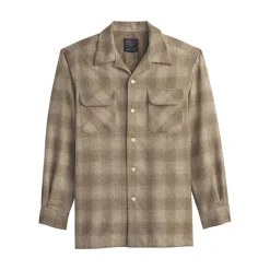 Board Shirt Tan Mix Shadow Plaid 25'