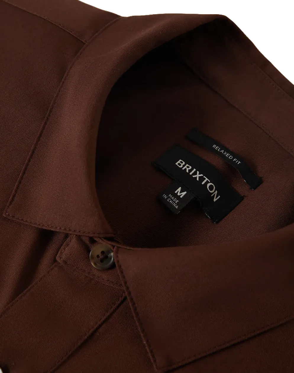 Builders Olson S/S Woven Chocolate