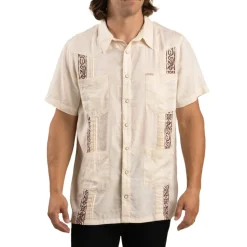Caballero Guayabera Vintage White