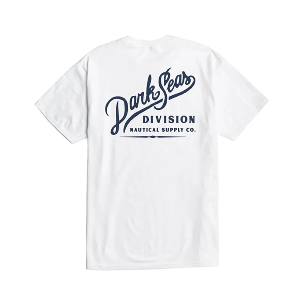 Chestnut Pocket Tee White