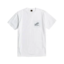 Chestnut Pocket Tee White