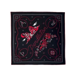 Cowboy Scene Bandana Black