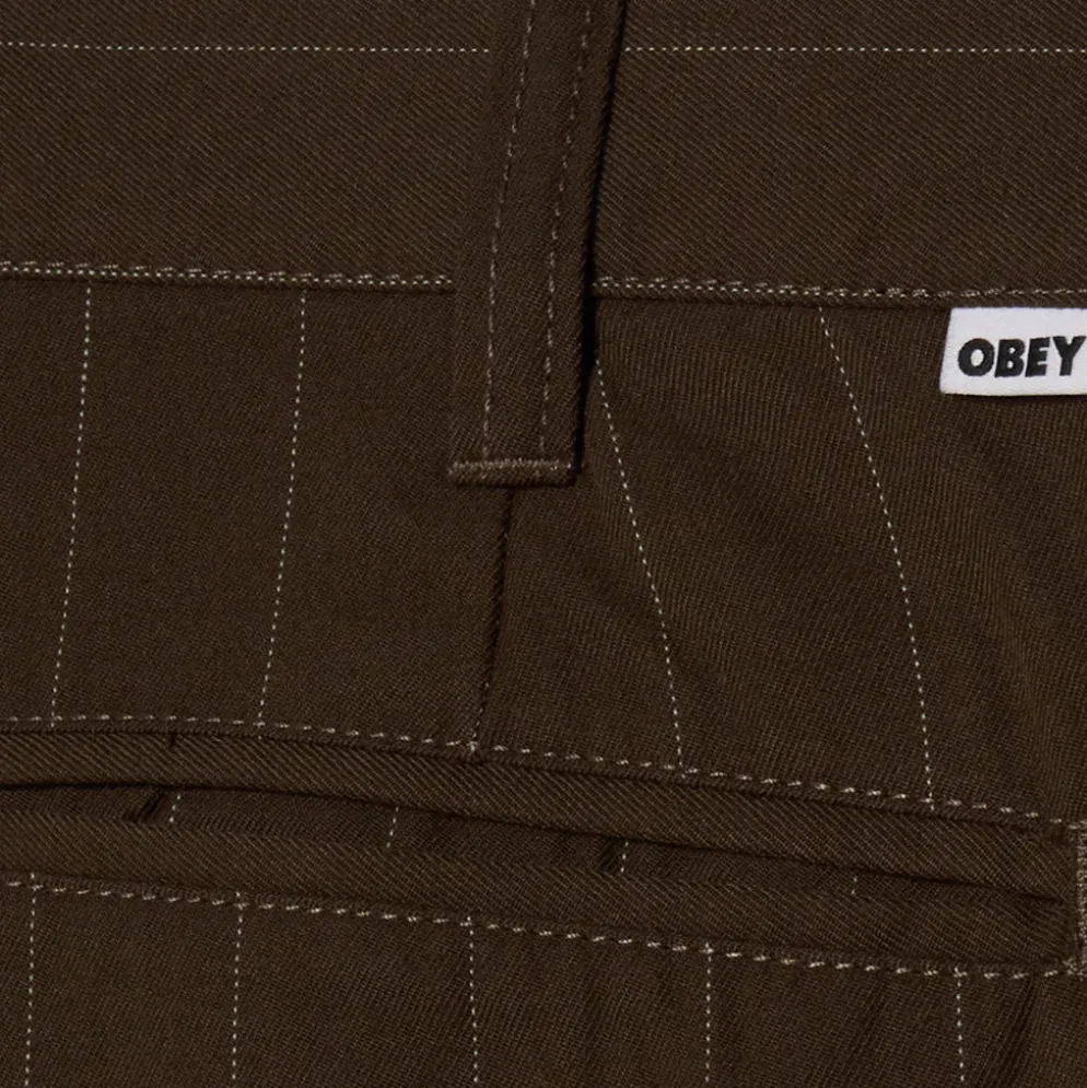 Dean Stripe Pleated Pant Wren Multi