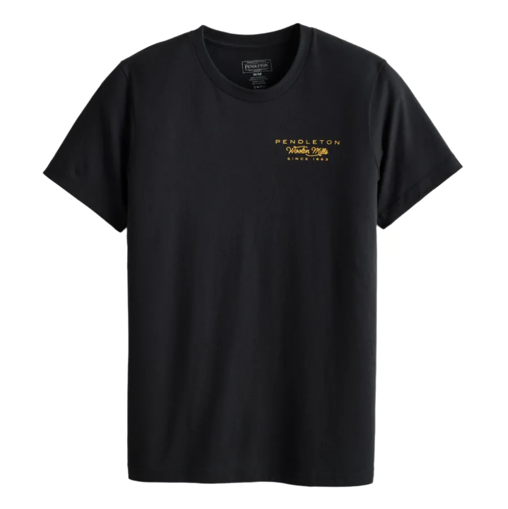 Desert Sunset Graphic Tee Vintage Black