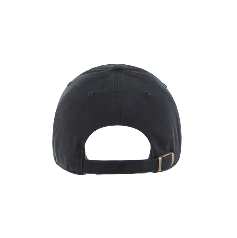 Dodgers Black Clean Up Hat W/No Loop Label