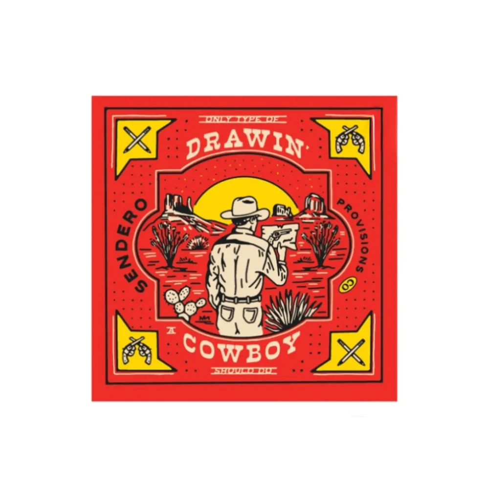 Drawing Cowboy Bandana
