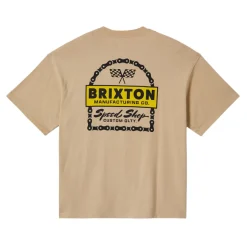 Drayton Heavyweight Relaxed Tee Cream Classic Wash