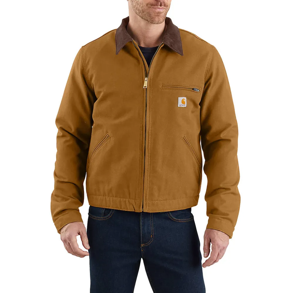 Duck Blanket-Lined Detroit Jacket Brown