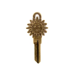 Good Morning Key Antique Brass