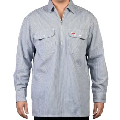 Half Zip Long Sleeve Hickory