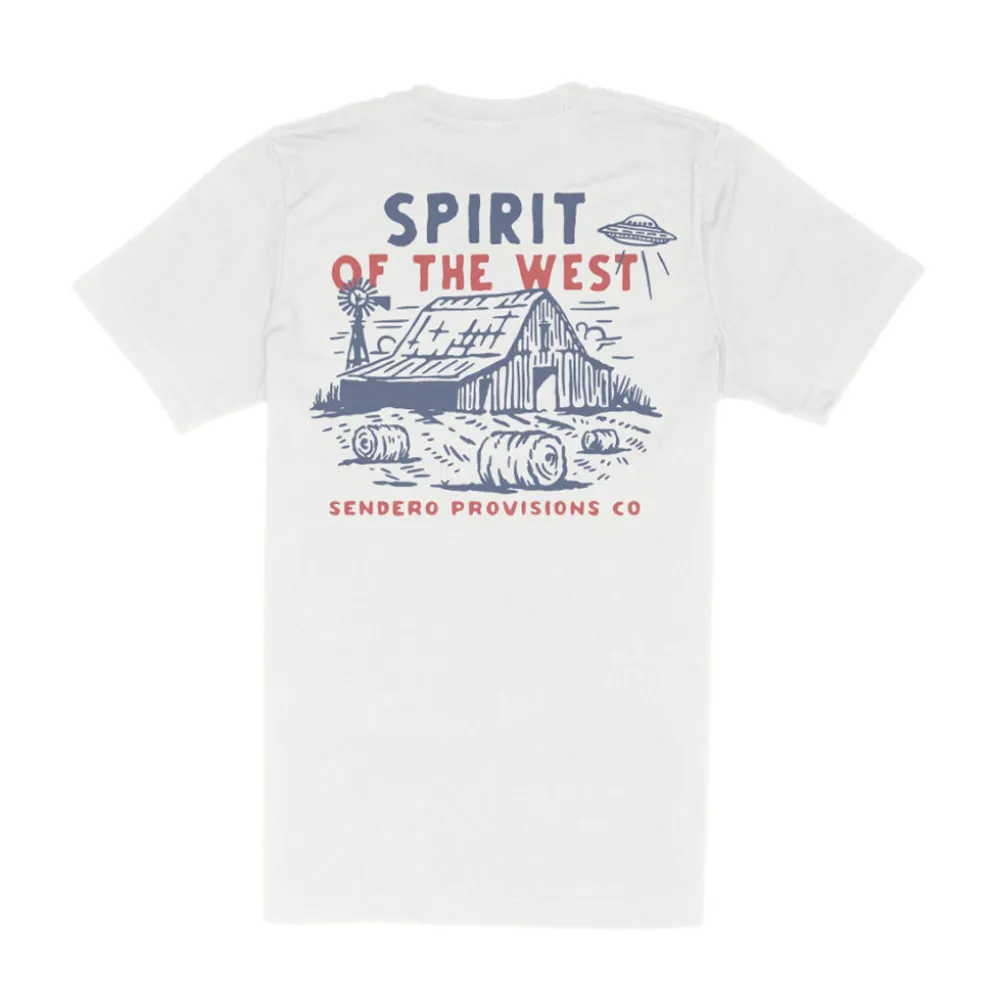 High Plains Tee Vintage White