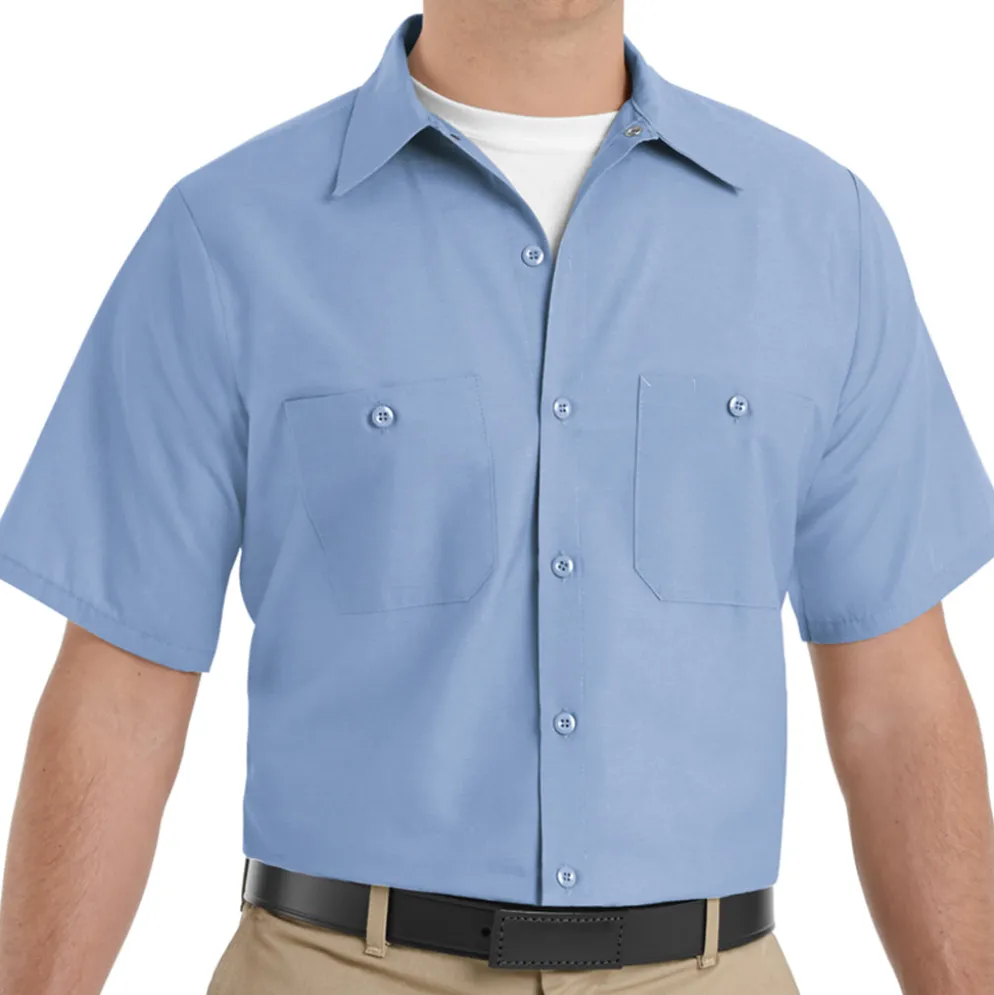 Industrial Work Shirt Light Blue