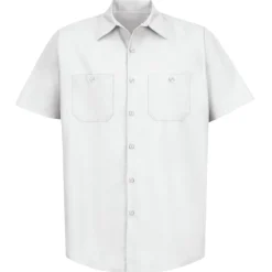 Industrial Work Shirt White