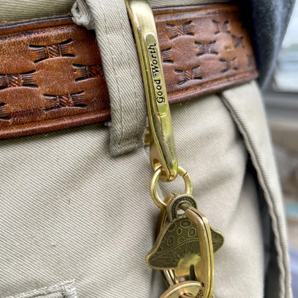 Key Fob Brass