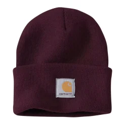 Knit Cuffed Beanie Blackberry