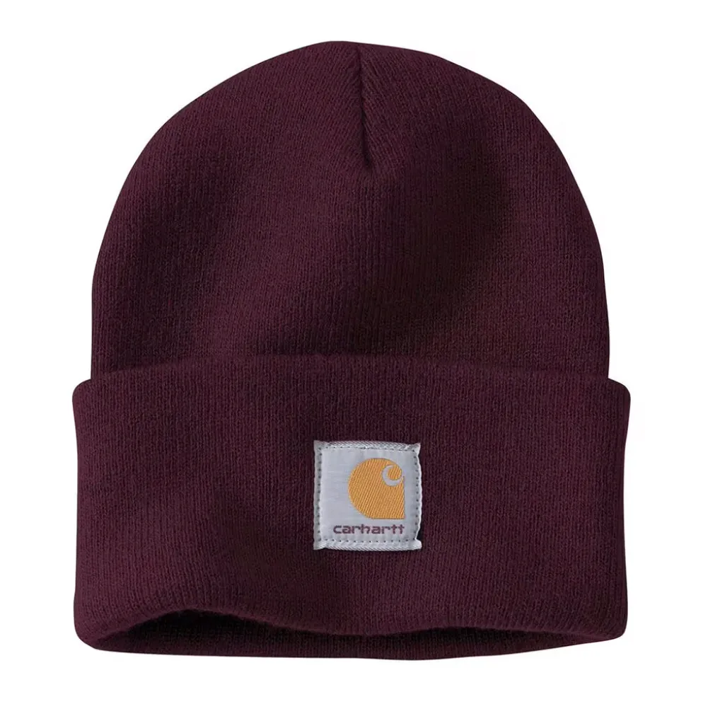 Knit Cuffed Beanie Blackberry