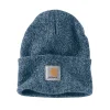 Knit Cuffed Beanie Night/Alpine Blue Marbled