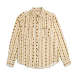 Mountain Shirt L/S Mountain Angle Bone White