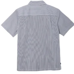Nelson SS Woven White/Indigo