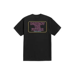 Neon Destroy Tee Black