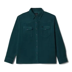 New West Relaxed Overshirt Night Sage Corduroy