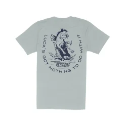 No Luck Tee Big Sky Blue
