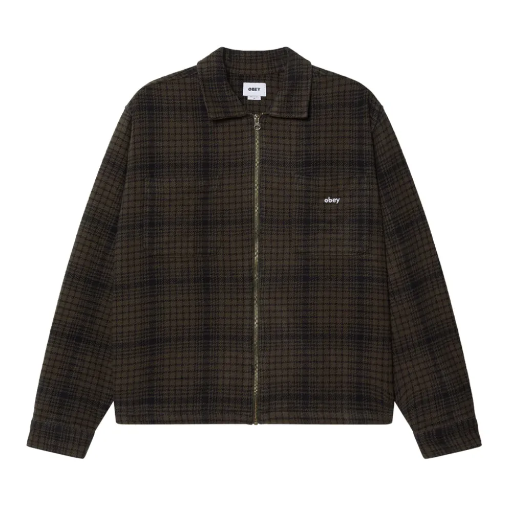 Parker Zip Shirt Jacket Rosin Multi